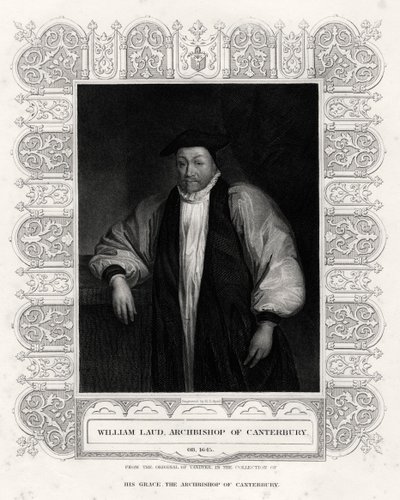 William Laud, Arzobispo de Canterbury, siglo XIX de Henry Thomas Ryall