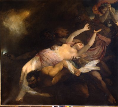Eurídice raptada por Orfeo, Henry Thomson (1773 - 1843) de Henry Thomson