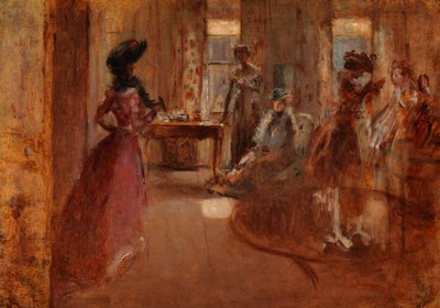 Fiesta familiar, c.1892 de Henry Tonks