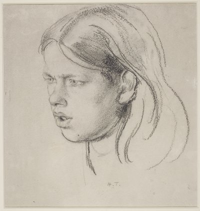 Cabeza de una niña de Henry Tonks