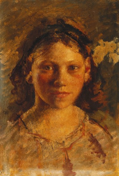 Cabeza de una Chica de Henry Tonks