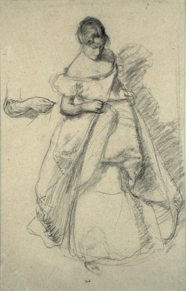 Estudio de una niña de Henry Tonks