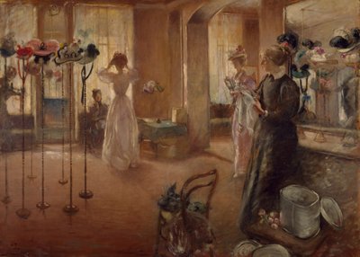 La tienda de sombreros, 1892 de Henry Tonks