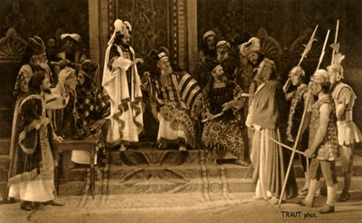 Jesús ante el Sanedrín, 1922 de Henry Traut
