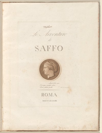 Le Avventure di Saffo de Henry Tresham