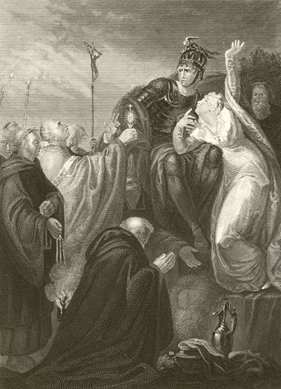 San Agustín ante Ethelbert de Henry Tresham