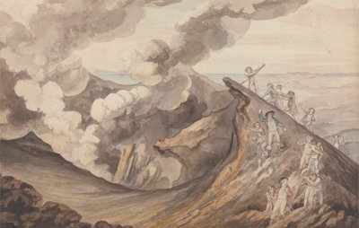 La ascensión del Vesubio de Henry Tresham