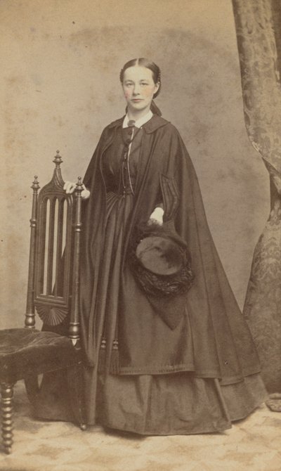 Retrato carte-de-visite de Carrie N. Lacy de Henry Ulke