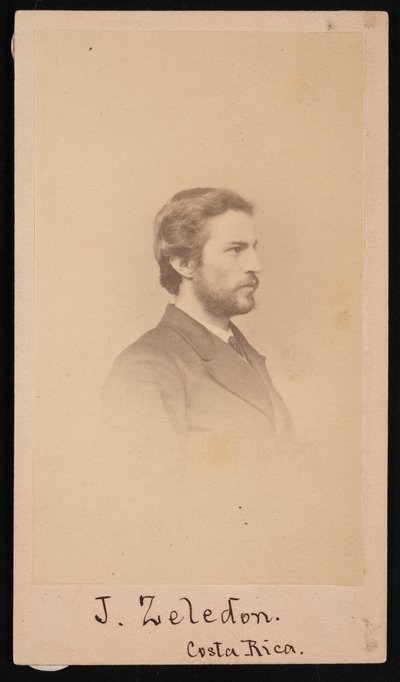 Retrato de Jose Castulo Zeledon 1846-1923, 1868 de Henry Ulke