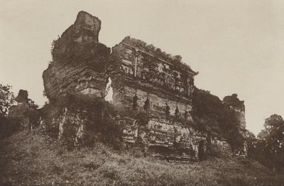 Ciudades en ruinas de Ceilán: Jetawanarama, desde el suroeste (foto en blanco y negro) de Henry W. Cave