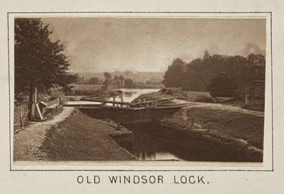 Esclusa de Old Windsor de Henry W. Taunt
