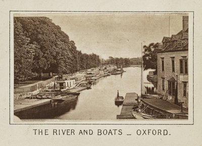 El río y los barcos - Oxford de Henry W. Taunt