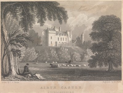 Castillo de Airth, Stirlingshire; página 4 (Volumen Uno) de Henry Wallis
