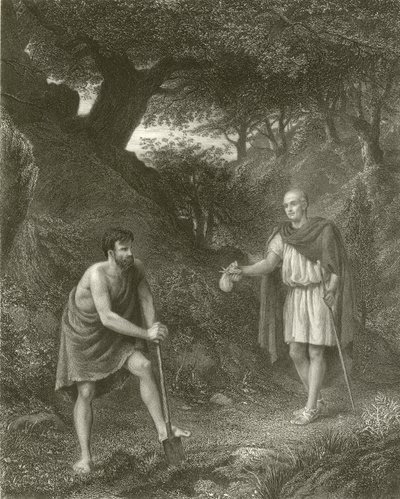 Timon y Flavio de Henry Wallis