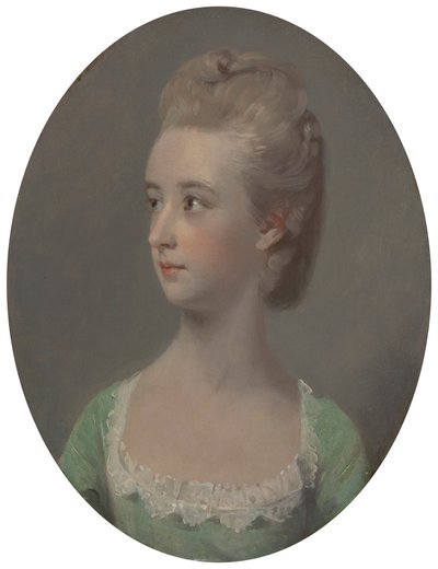 Retrato de una mujer joven, posiblemente Miss Nettlethorpe de Henry Walton