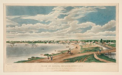 Vista de Ginebra, Condado de Ontario, N.Y. de Henry Walton