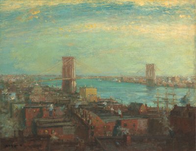 Puente de Brooklyn de Henry Ward Ranger