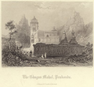 Chugun Mahal en Penukonda de Henry Warren