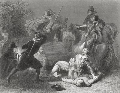 El asesinato de Lord Kilwarden por los rebeldes de Robert Emmet en Dublín, Irlanda, 1803, de 