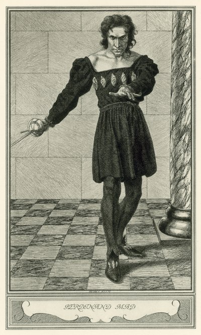 La Duquesa de Malfi de John Webster: Ferdinand loco de Henry Weston Keen
