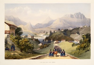 Alza, Rentería y Lezo, de Bocetos de paisajes en las provincias vascas de España, con una selección de música nacional, pub. 1838 de Henry Wilkinson