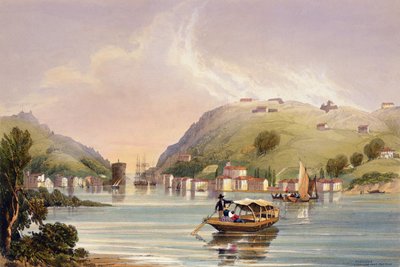 Pasajes, la posición de Lord John Hay, 1838 de Henry Wilkinson