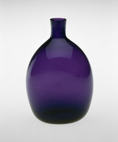Botella de bolsillo de Henry William (attr.to) Stiegel