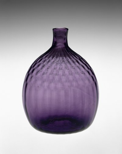 Botella de bolsillo de Henry William (attr.to) Stiegel