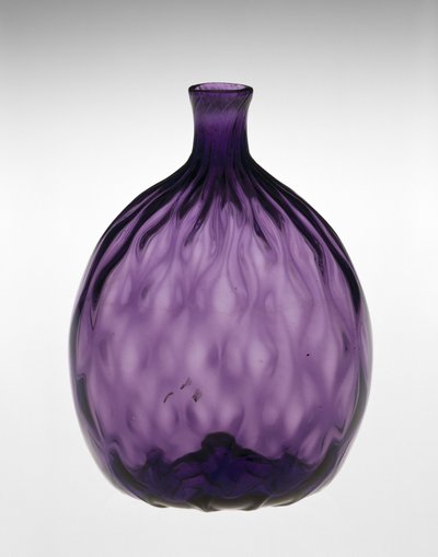 Botella de bolsillo de Henry William (attr.to) Stiegel