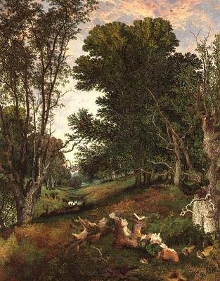 Hacia la tarde en el bosque de Henry William Banks Davis