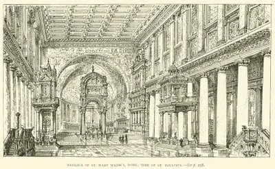 Basílica de Santa María la Mayor, Roma, época de San Ignacio de Henry William Brewer