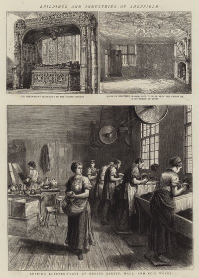 Edificios e industrias de Sheffield de Henry William Brewer