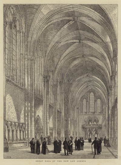 Gran Salón de los Nuevos Tribunales de Henry William Brewer