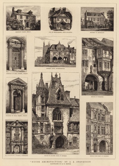 Arquitectura de casas de Henry William Brewer