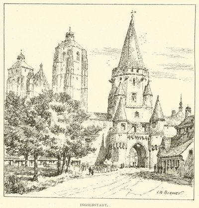Ingoldstadt (grabado) de Henry William Brewer