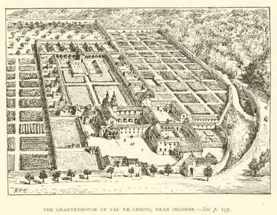 La Cartuja de Val de Cristo, cerca de Segorbe (grabado) de Henry William Brewer