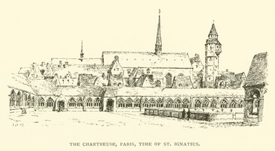 La Cartuja, París, época de San Ignacio (grabado) de Henry William Brewer