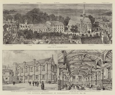 El quincuagésimo aniversario del Marlborough College, 1843-1893 de Henry William Brewer