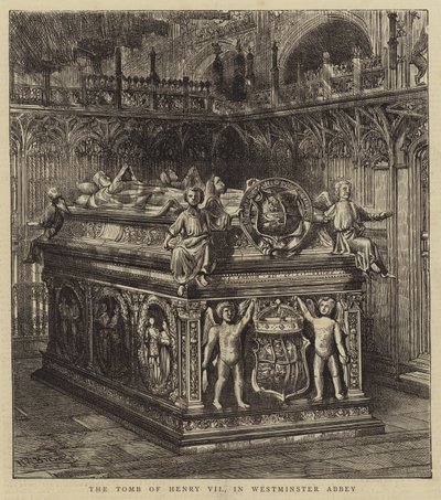 La Tumba de Enrique VII, en la Abadía de Westminster de Henry William Brewer