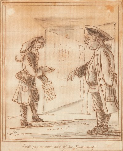 No pagaré más deudas de su contrato de Henry William Bunbury