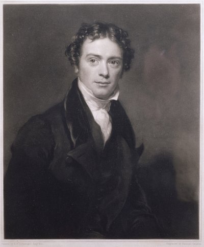 Retrato de Michael Faraday (1791-1867) grabado por Samuel Cousins (1801-87) 1830 de Henry William Pickersgill