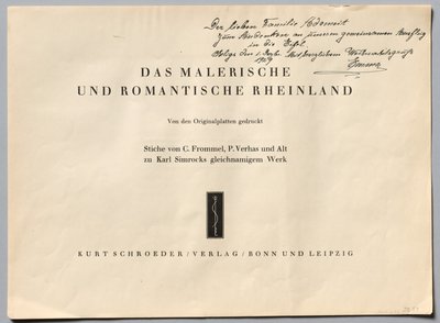 Das Malerische und Romantische Rheinland, 1928 de Henry Winkles