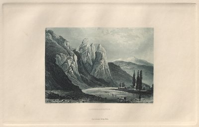 Das Malerische und Romantische Rheinland: Rheingrafenstein, 1928 de Henry Winkles