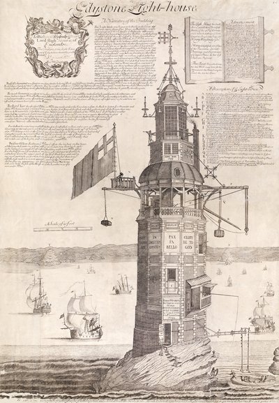 Faro de Edystone, pub. C. 1762 de Henry Winstanley