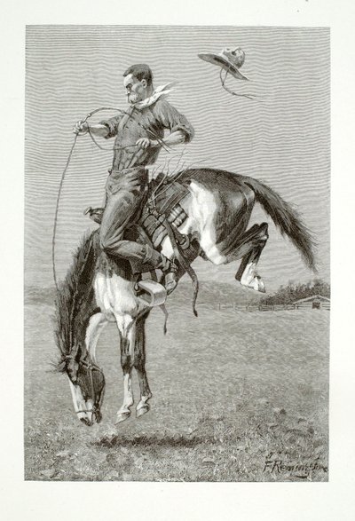 Un Bucking Bronco de Henry Wolf