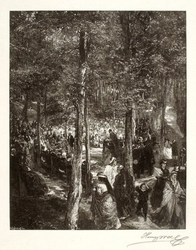 Un sermón al aire libre de Henry Wolf
