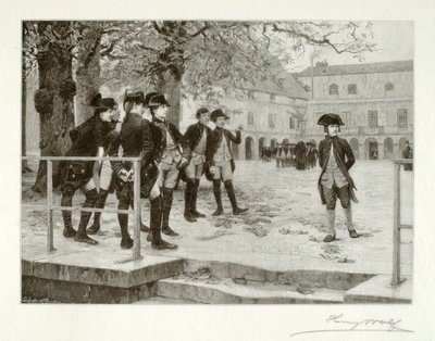 Bonaparte, el novicio, en la escuela de Brienne de Henry Wolf