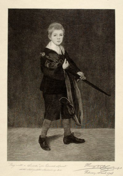 Niño con espada de Henry Wolf