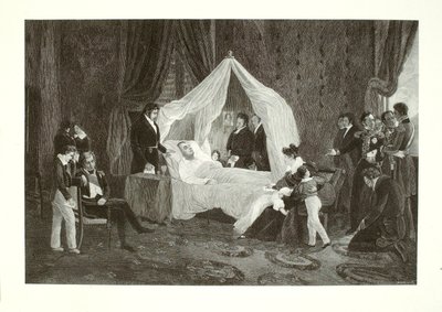 Muerte de Napoleón I de Henry Wolf
