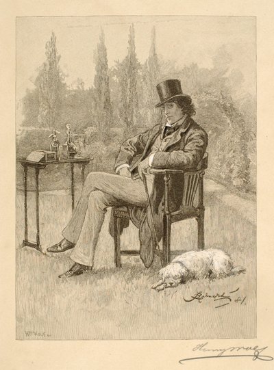 Henry Irving en casa de Henry Wolf